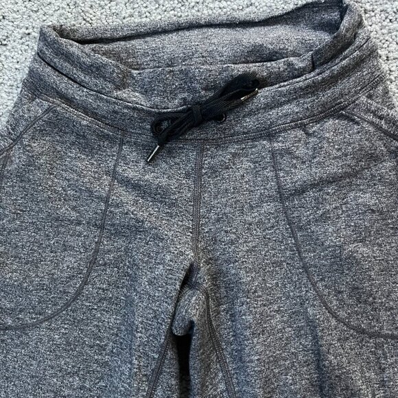 LULULEMON Base Runner Pant III -Battleship Heathered Black - Jogger - Size 4 - Picture 2 of 12